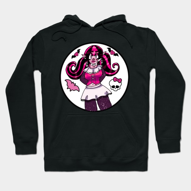 Draculaura Hoodie by Shard Art